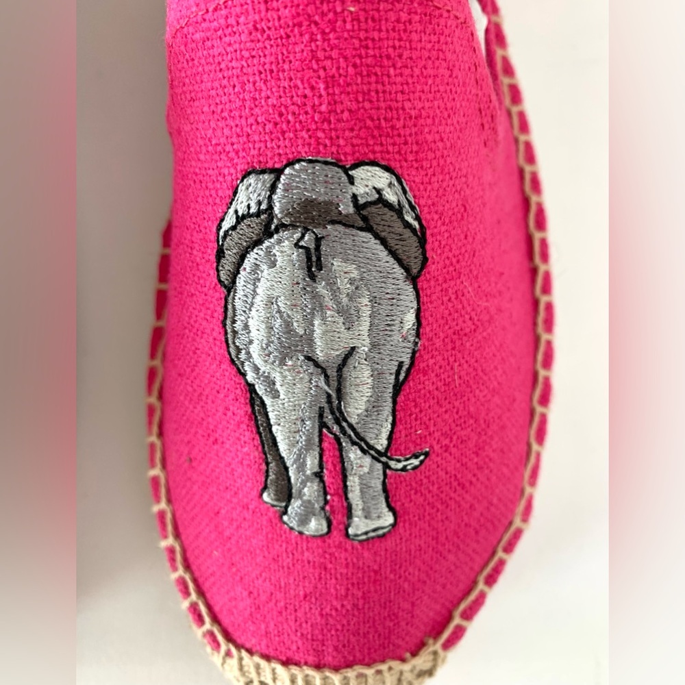 Soludos Espadrilles With Elephants. - image 3